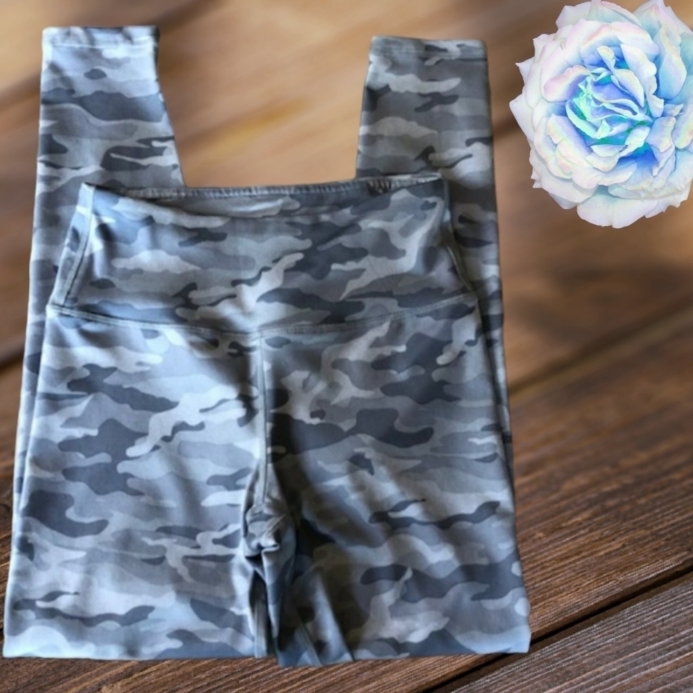 KYODAN light grey camo leggings Athletic Yoga size Small - Picture 5 of 11